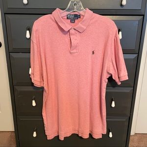 Polo by Ralph Lauren pink shirt, size L